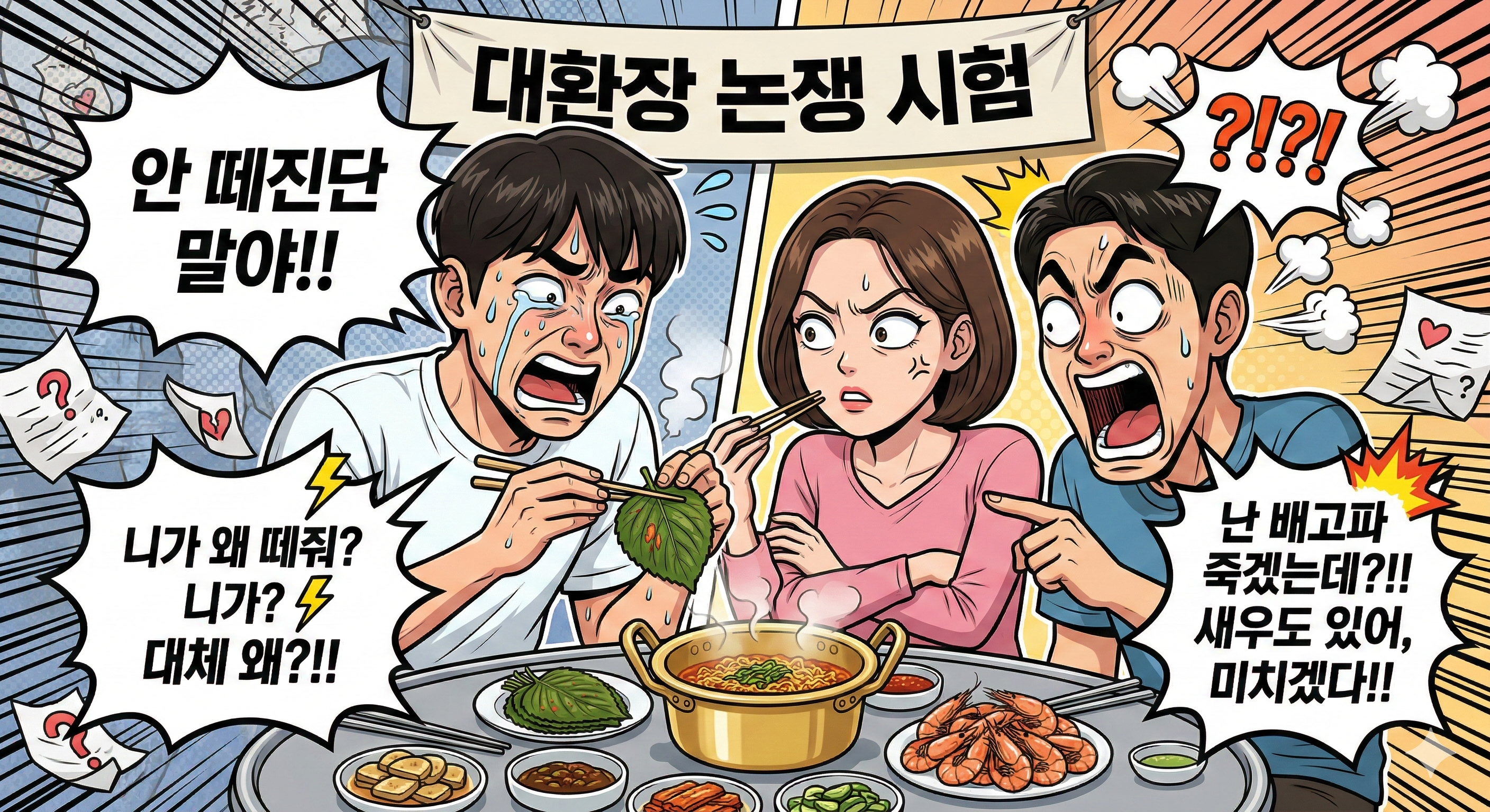 위대한 커플과 가장 친한 친구의 논쟁