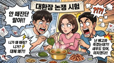 위대한 커플과 가장 친한 친구의 논쟁